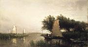 Arthur Quartley On Synepuxent Bay Maryland oil painting artist